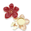Cubre botones de flores