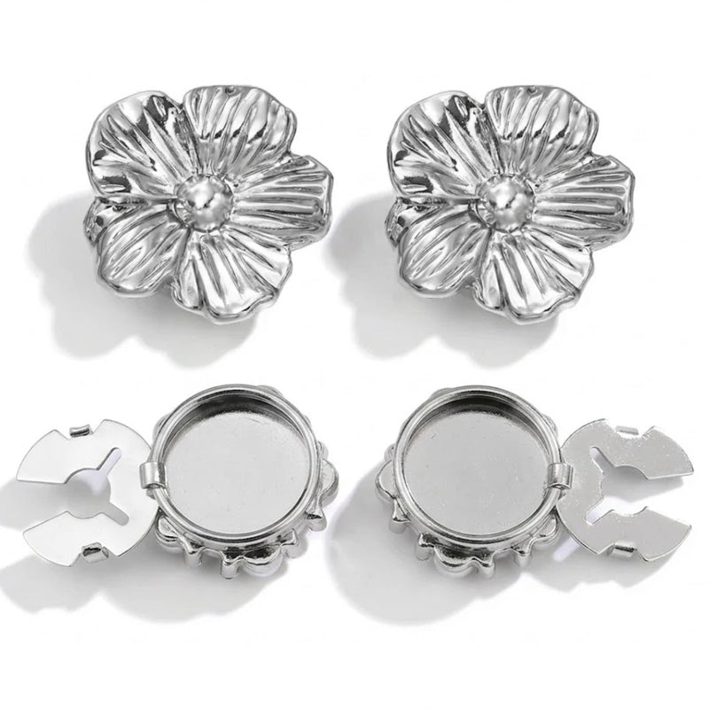 Cubre botones con froma de flor