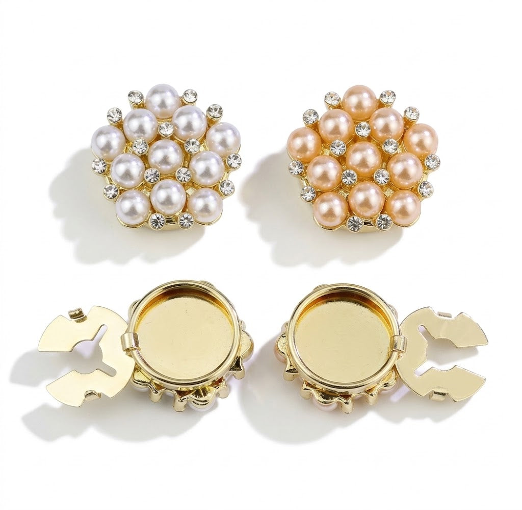 Cubre botones de Perlas Euroamericanos