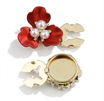 Cubre botones de flores con bolas