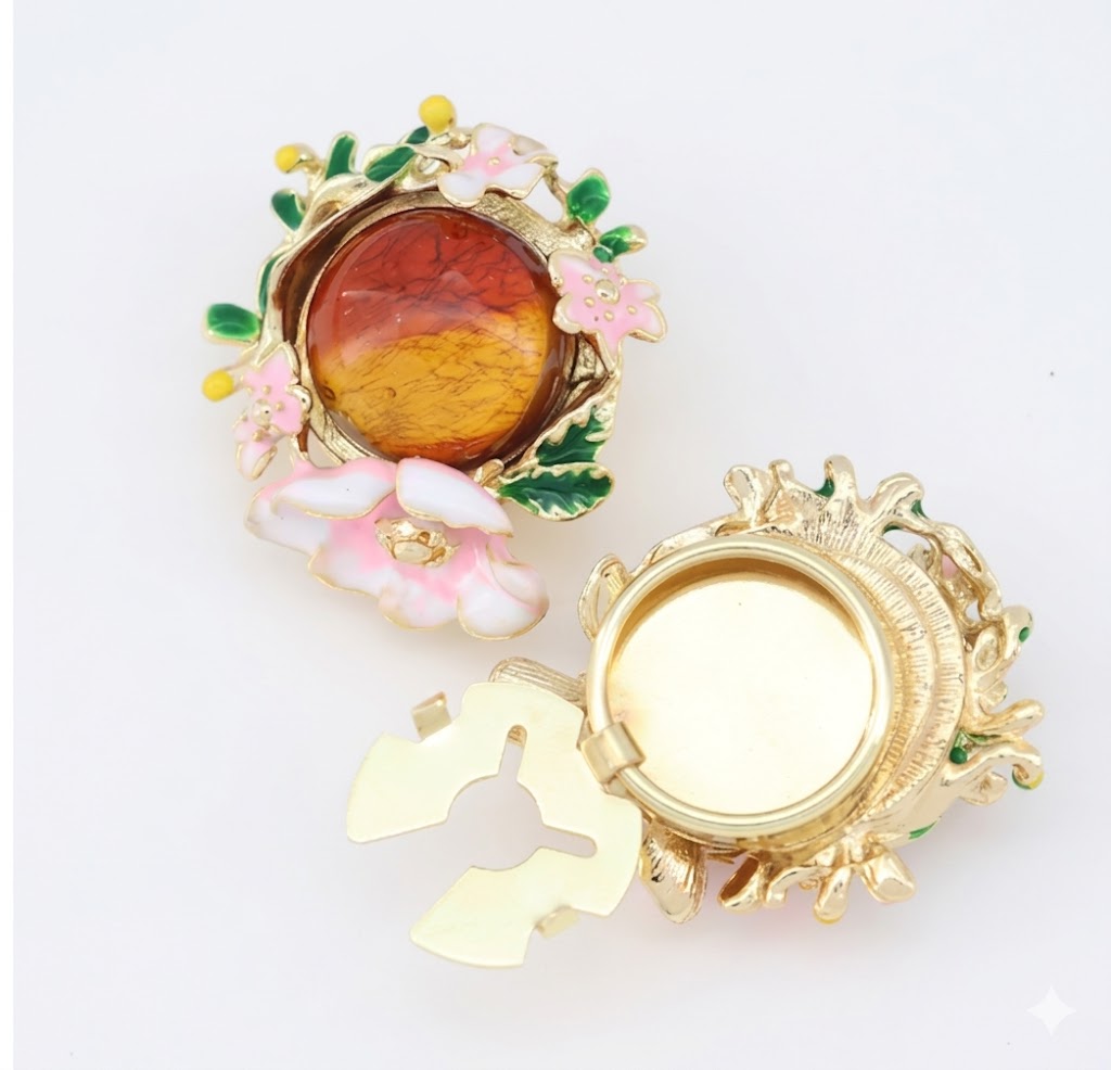 Cubrebotones de Tulipán Esmaltado