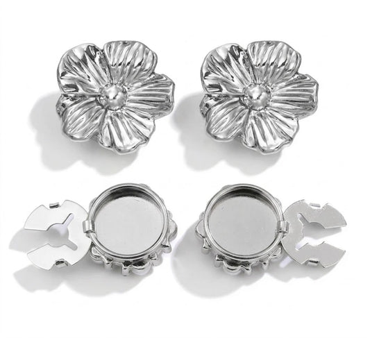 Cubre botones con froma de flor