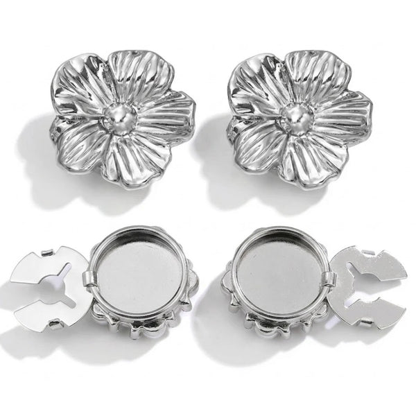 Cubre botones con froma de flor