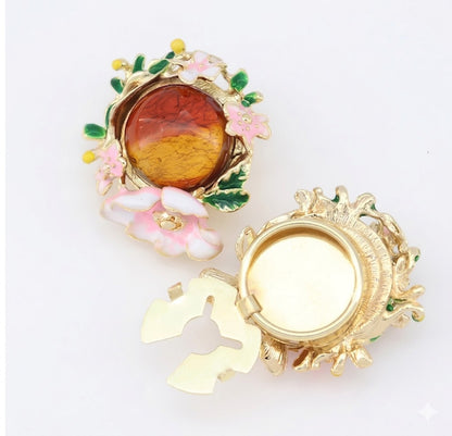 Cubrebotones de Tulipán Esmaltado